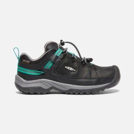 Black-star Weiß Targhee Wasserdichter Schuh Für Große Kinder Keen