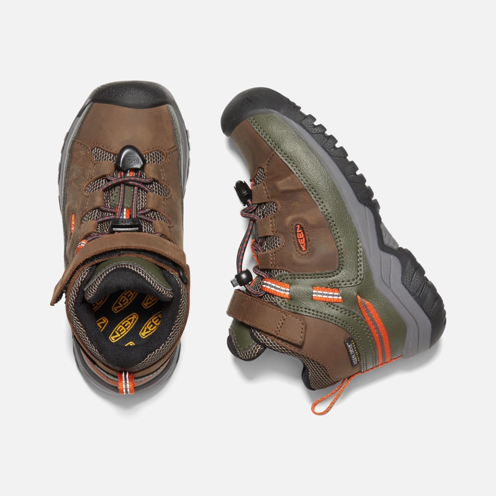 Dark Earth-forest Night Keen Wasserdichter Targhee-Stiefel Für Kleine Kinder – Bild 2