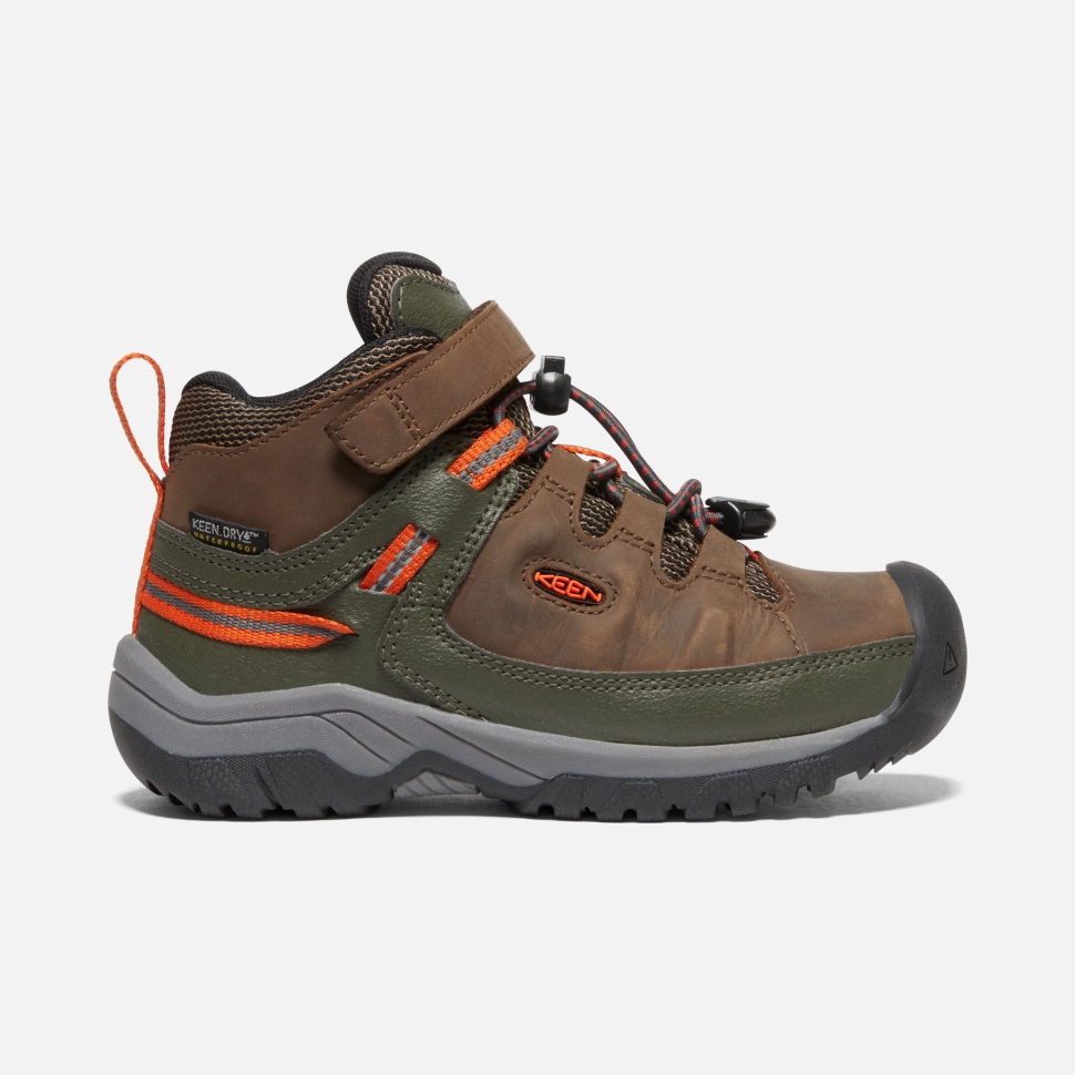 Dark Earth-forest Night Keen Wasserdichter Targhee-Stiefel Für Kleine Kinder – Bild 1