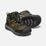 Dark Olive-dusky Citron Ridge Flex Wasserdichter Stiefel Für Große Kinder Keen – Bild 5
