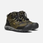 Dark Olive-dusky Citron Ridge Flex Wasserdichter Stiefel Für Große Kinder Keen – Bild 6
