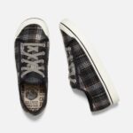 Elsa V Damensneaker Schwarz Kariert-stahlgrau Keen – Bild 2