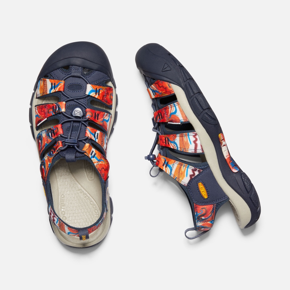 Groovy Orange-navy Keen Newport X Outdoor Afro Für Herren – Bild 2