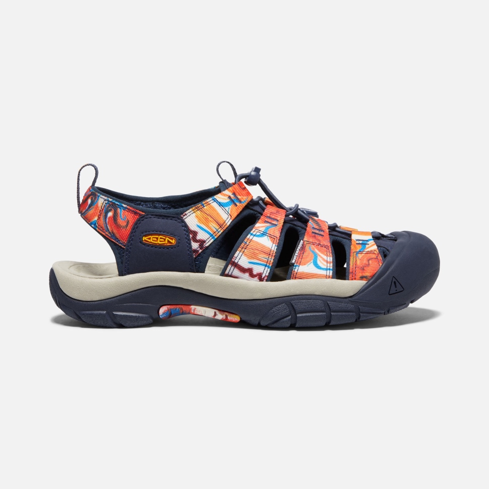 Groovy Orange-navy Keen Newport X Outdoor Afro Für Herren – Bild 1