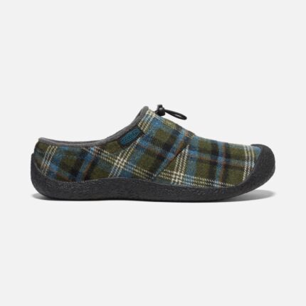 Grün Kariert-schwarz Keen Howser Iii Pantolette Für Herren