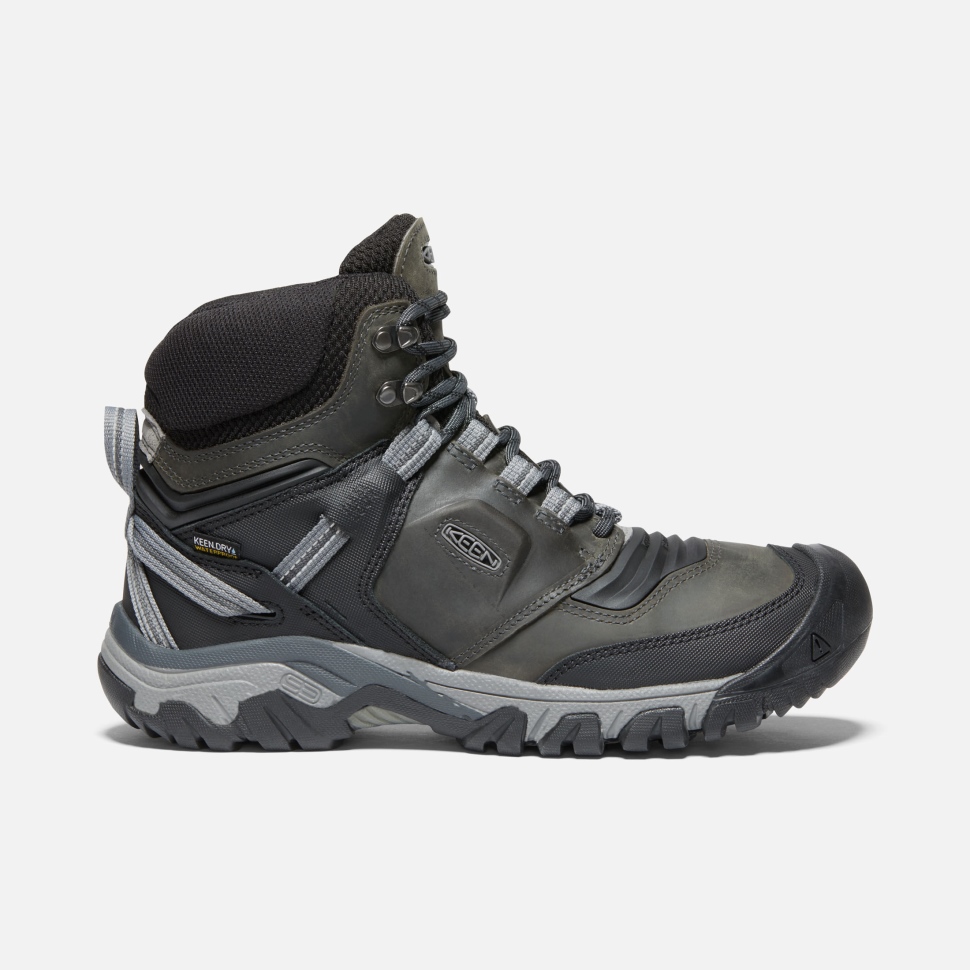 keen_magnet_schwarzer_ridge_flex_wasserdichter_herrenstiefel.jpg Keen Magnet-schwarzer Ridge Flex Wasserdichter Herrenstiefel – Bild 1
