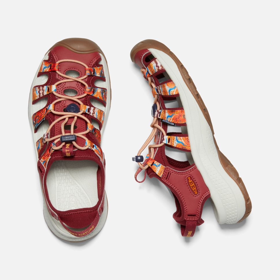 Keen Orange Wellenrot Astoria West X Outdoor Afro Damen – Bild 2
