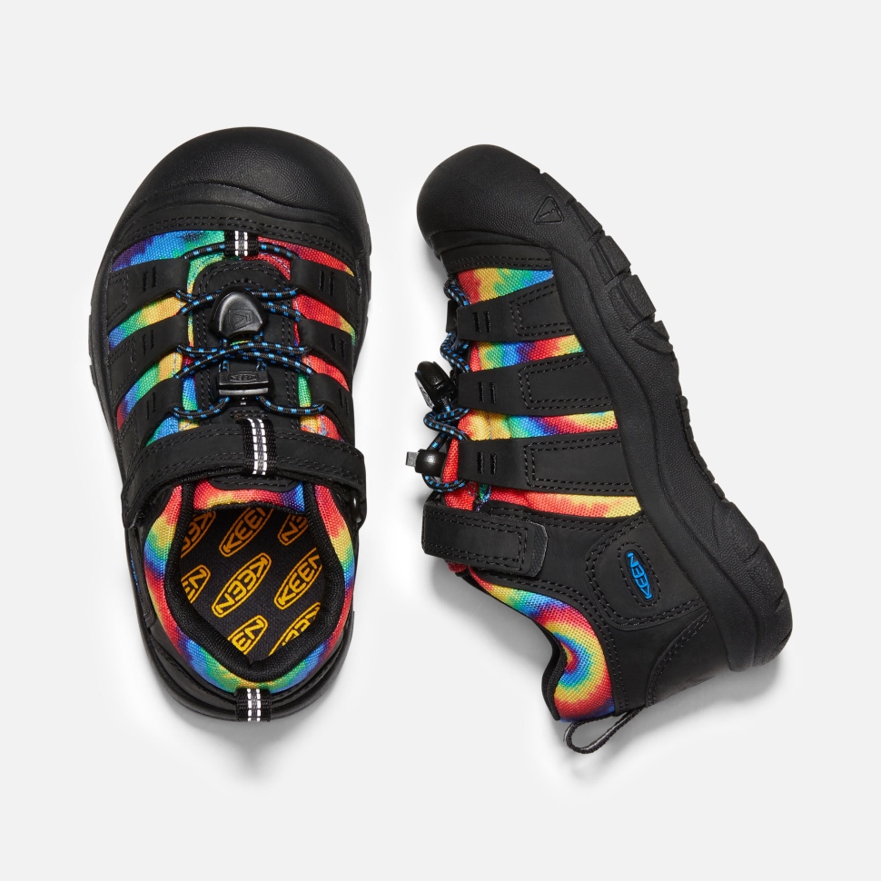 Schwarz-original Tie Dye Newport Schuh Für Kleine Kinder Keen – Bild 2