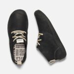 Schwarz-schwarzer Herren Mosey Leder Chukka Keen – Bild 2