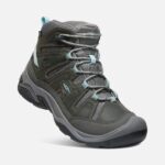 Stahlgrau-wolkenblauer Circadia Wasserdichter Damenstiefel Breit Keen – Bild 4